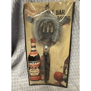 Vintage Norleans Bakelite Cocktail Strainer, 1950's Mid-Century made in Japan